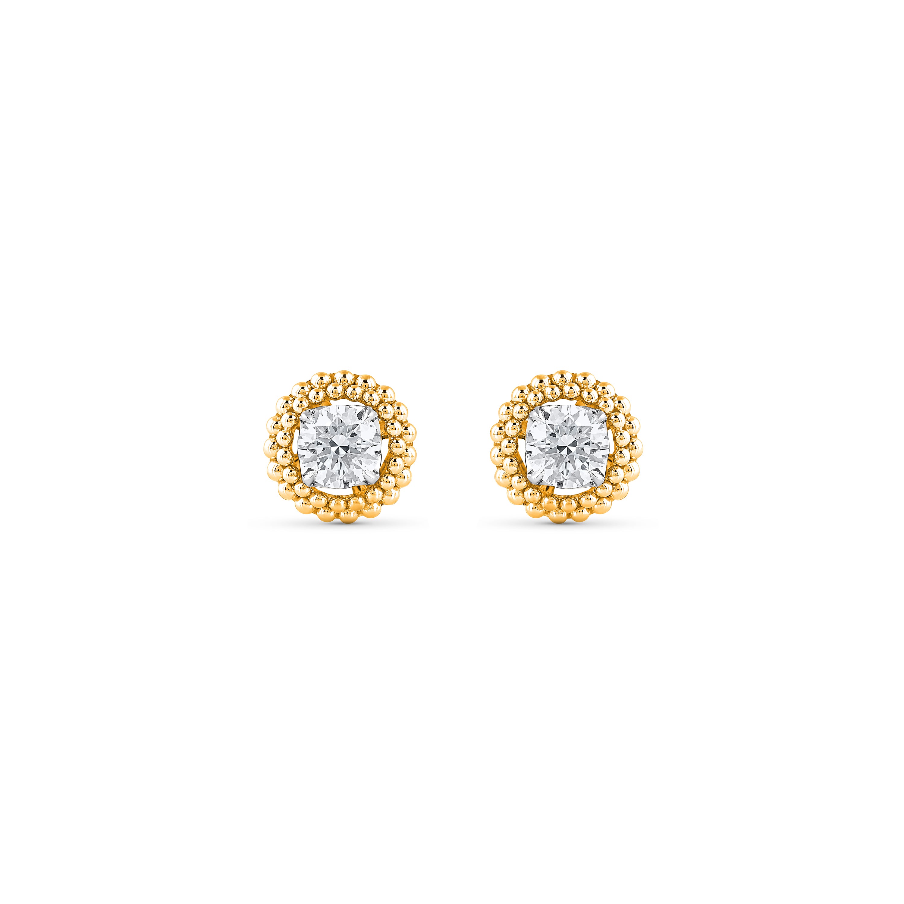 HARAKH Sunlight Auric Sphere Stud Jacket Diamond Earrings