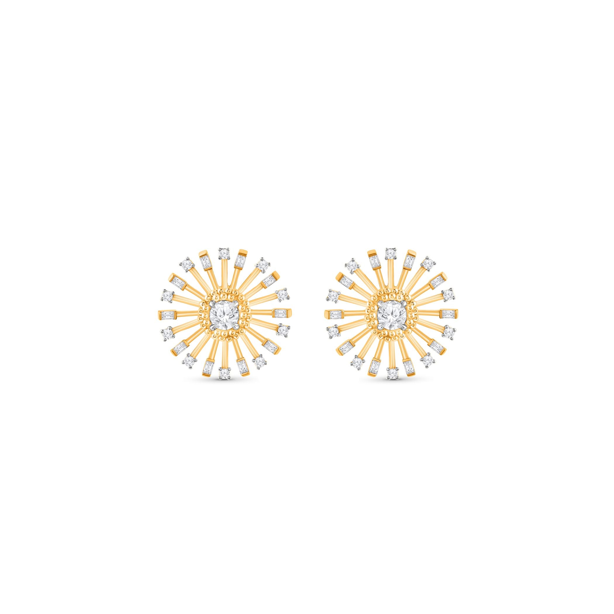 HARAKH Sunlight Sunbeam Diamond Studs – Grande
