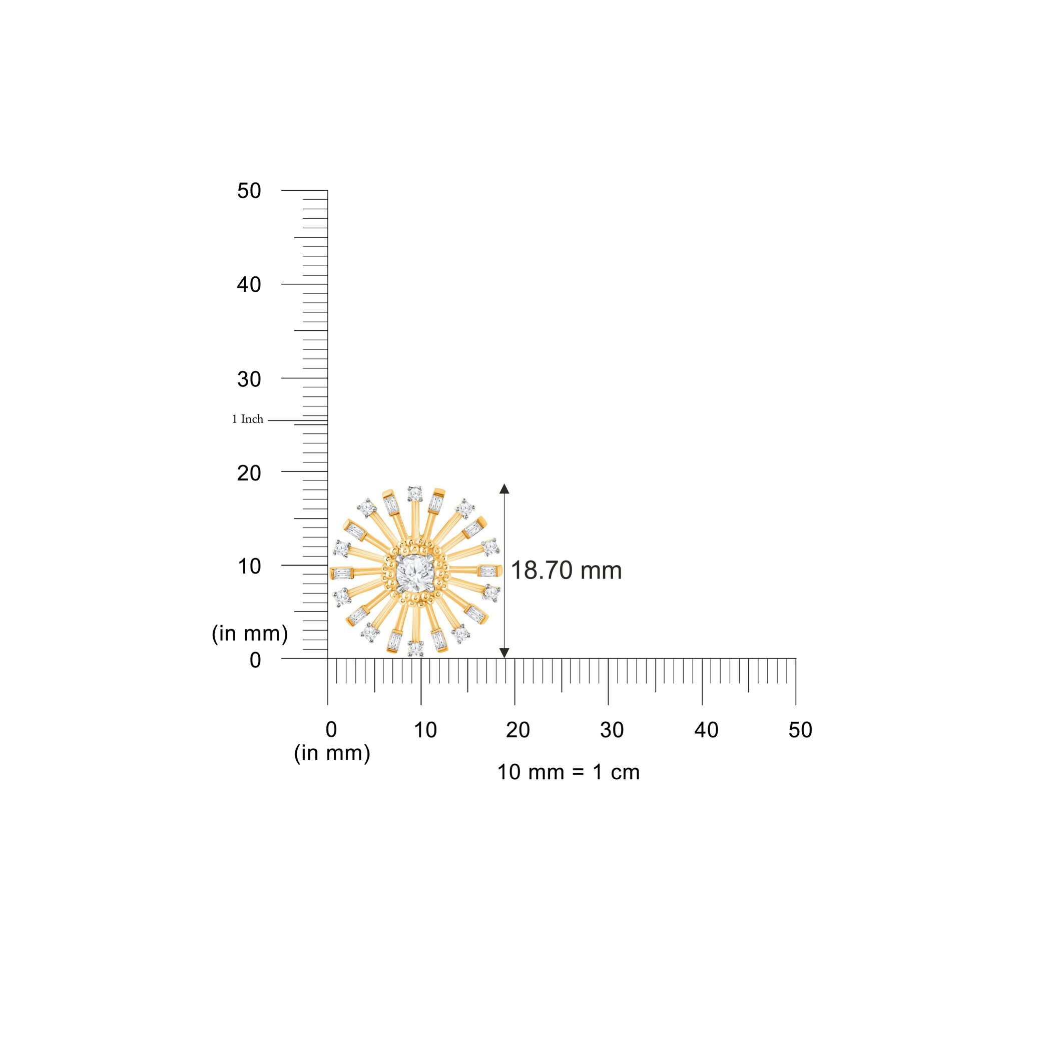 HARAKH Sunlight Sunbeam Diamond Studs – Grande