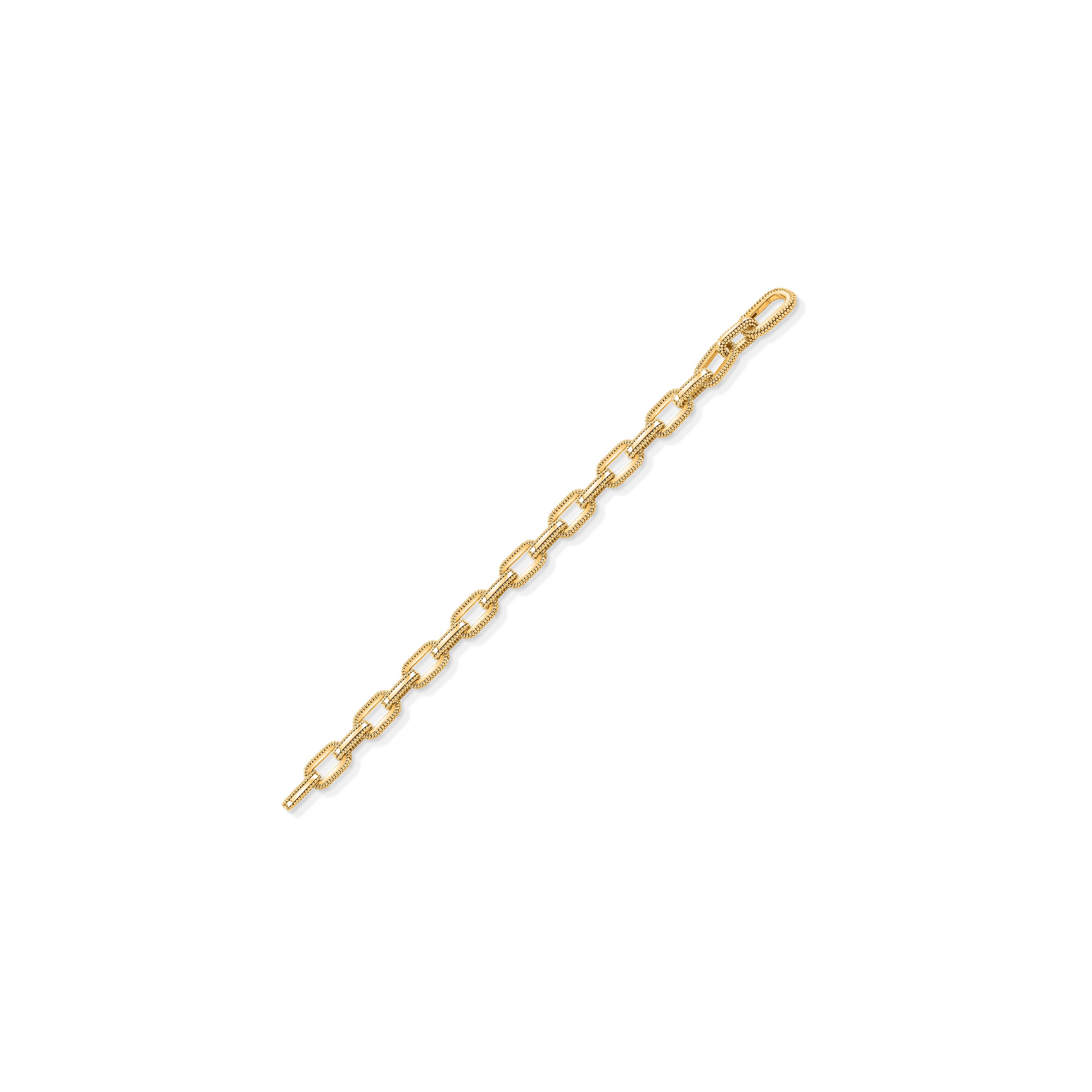 HARAKH Sunlight Intertwined Link Bracelet – All Gold for Him