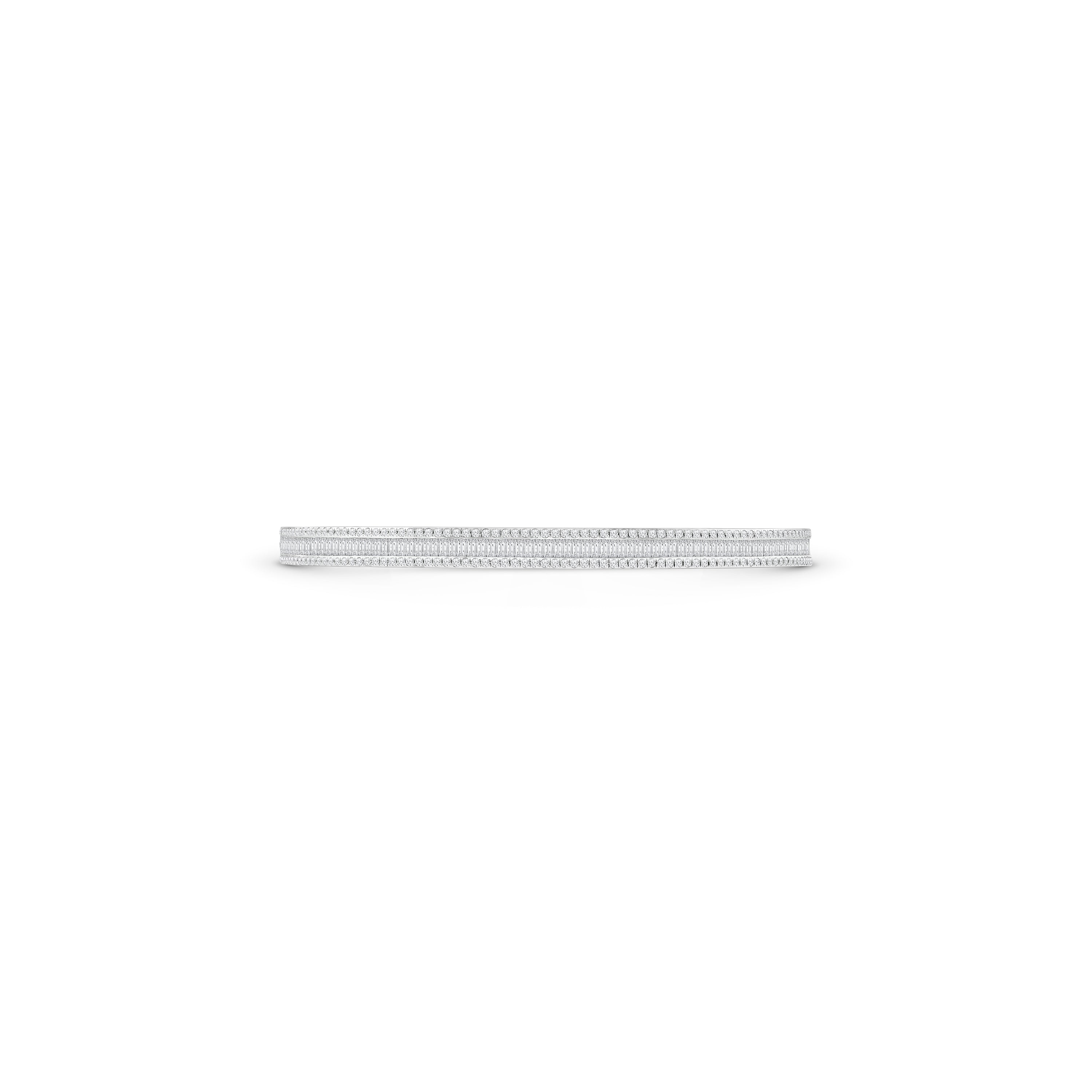 HARAKH Sunlight  Round & Baguette Diamonds Eternity Bangle