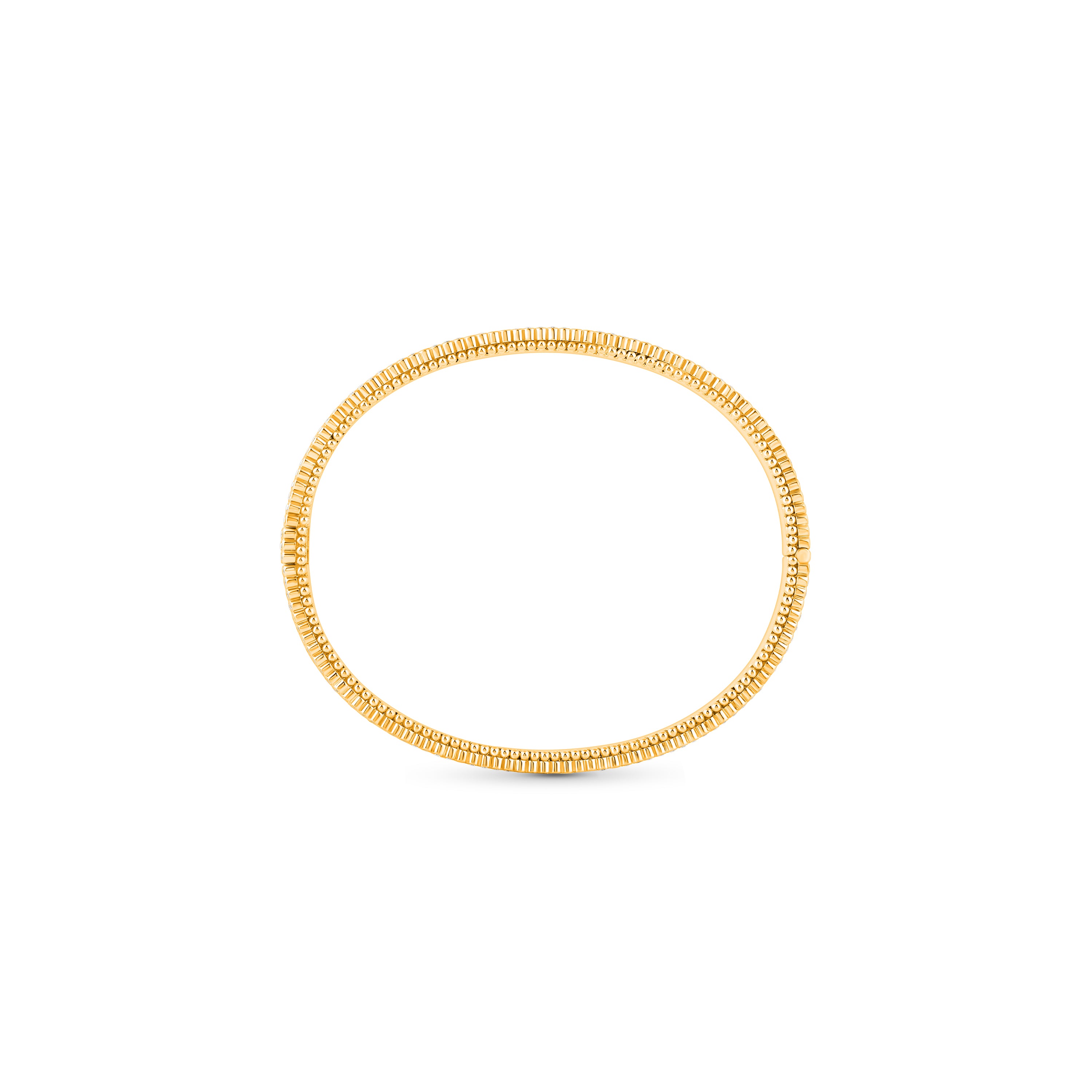 HARAKH Sunlight Eternity Bangle – Baguette & Round Bezel