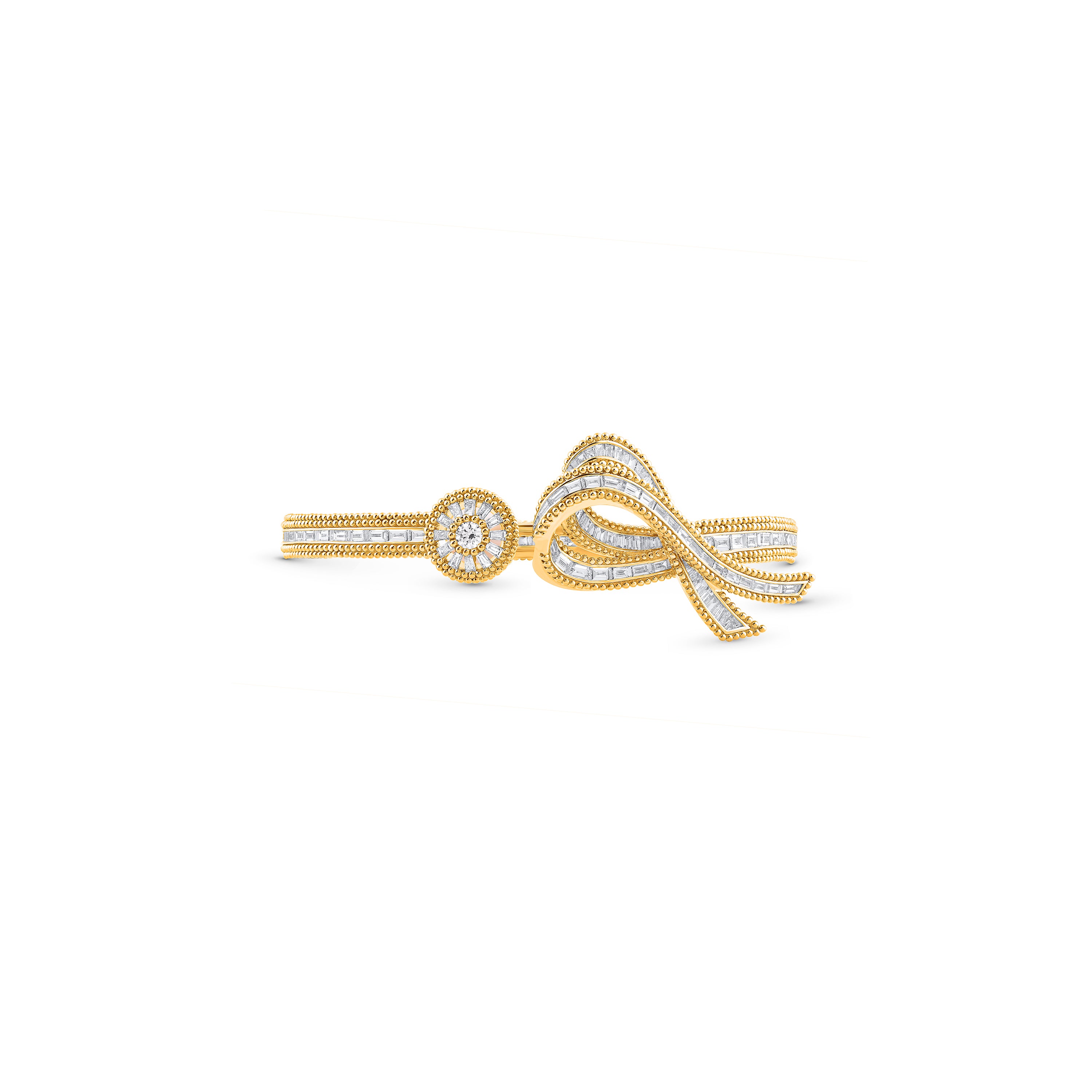 HARAKH Sunlight Diamond Aureole Bow Bangle