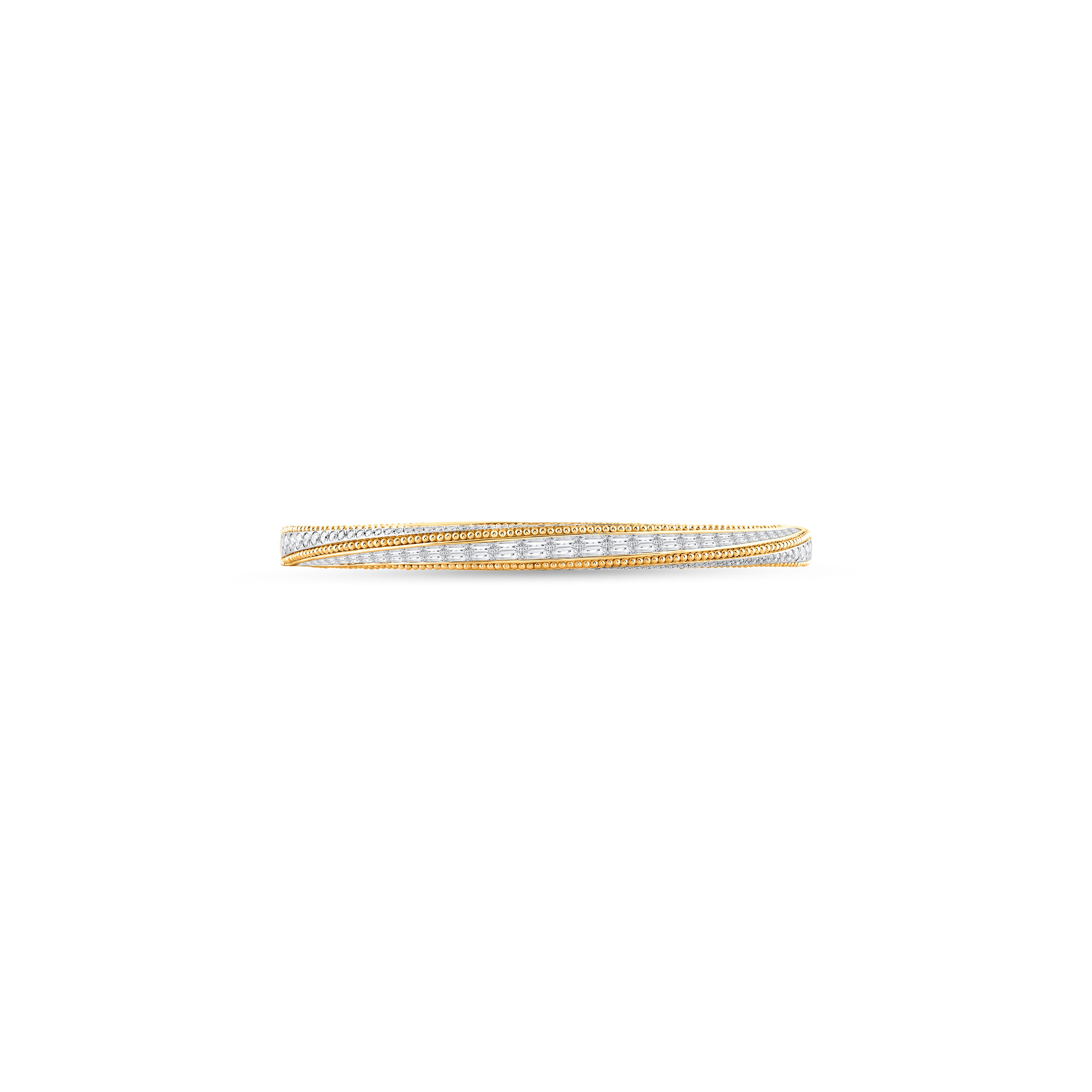 HARAKH Sunlight Dual Diamond Soltwist Bangle