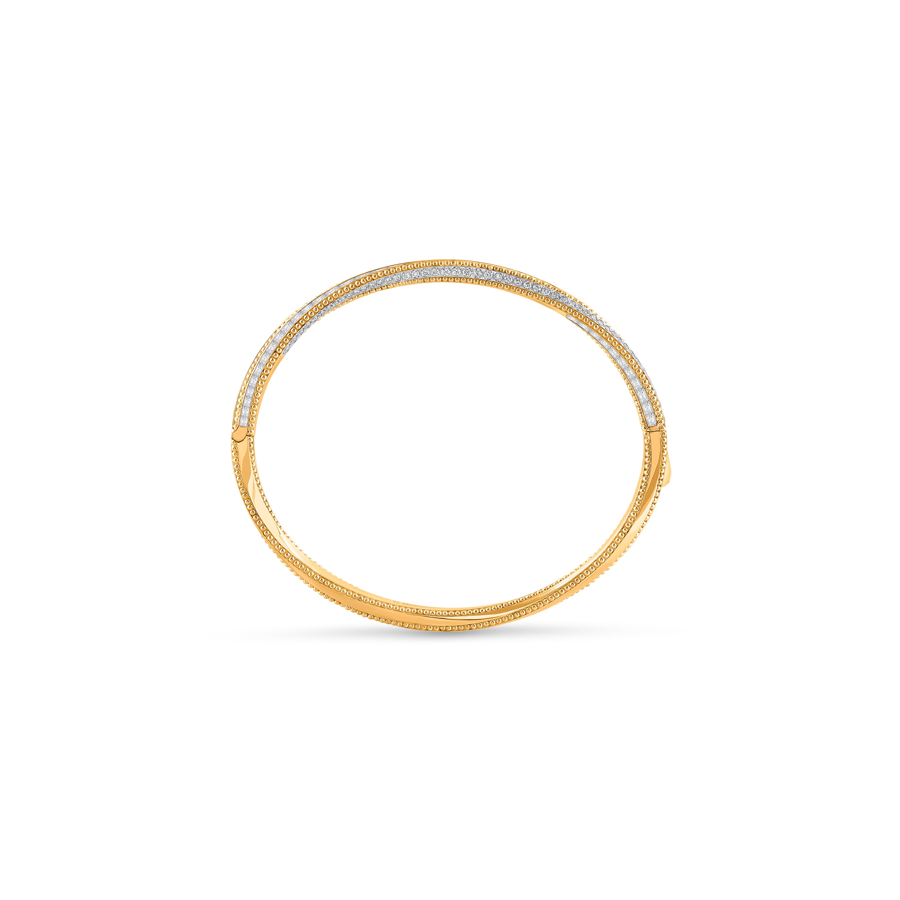 HARAKH Sunlight Dual Diamond Soltwist Bangle