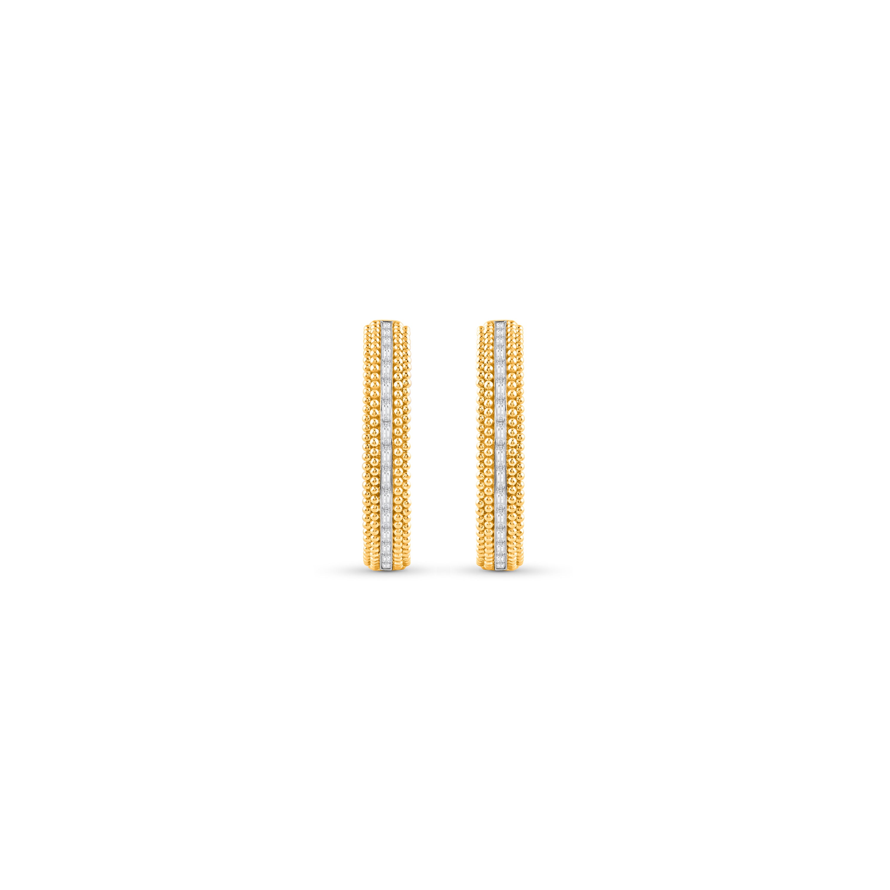 HARAKH Sunlight In-and-Out Diamond Harmony Hoop Earrings