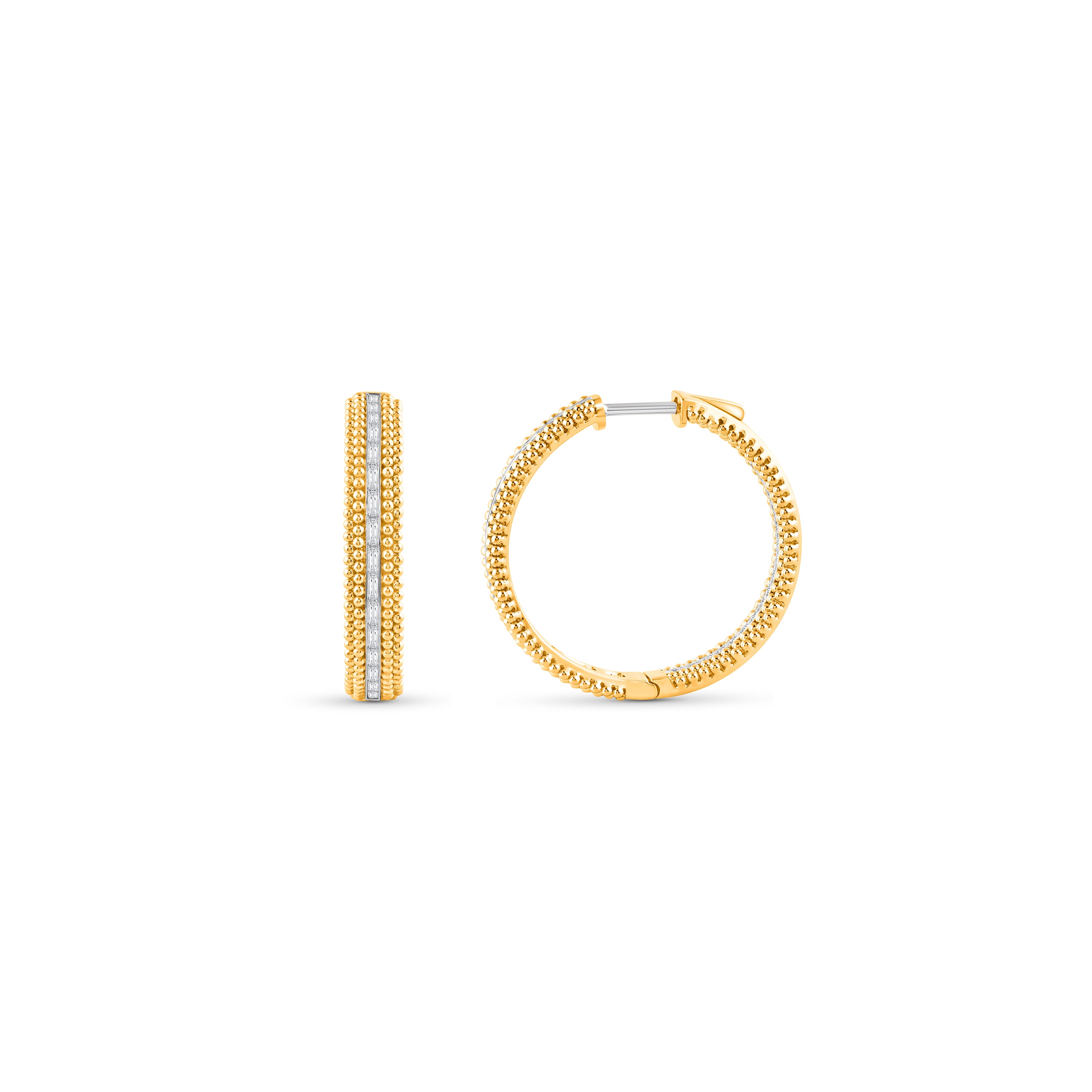 HARAKH Sunlight In-and-Out Diamond Harmony Hoop Earrings