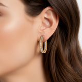HARAKH Sunlight In-and-Out Diamond Harmony Hoop Earrings