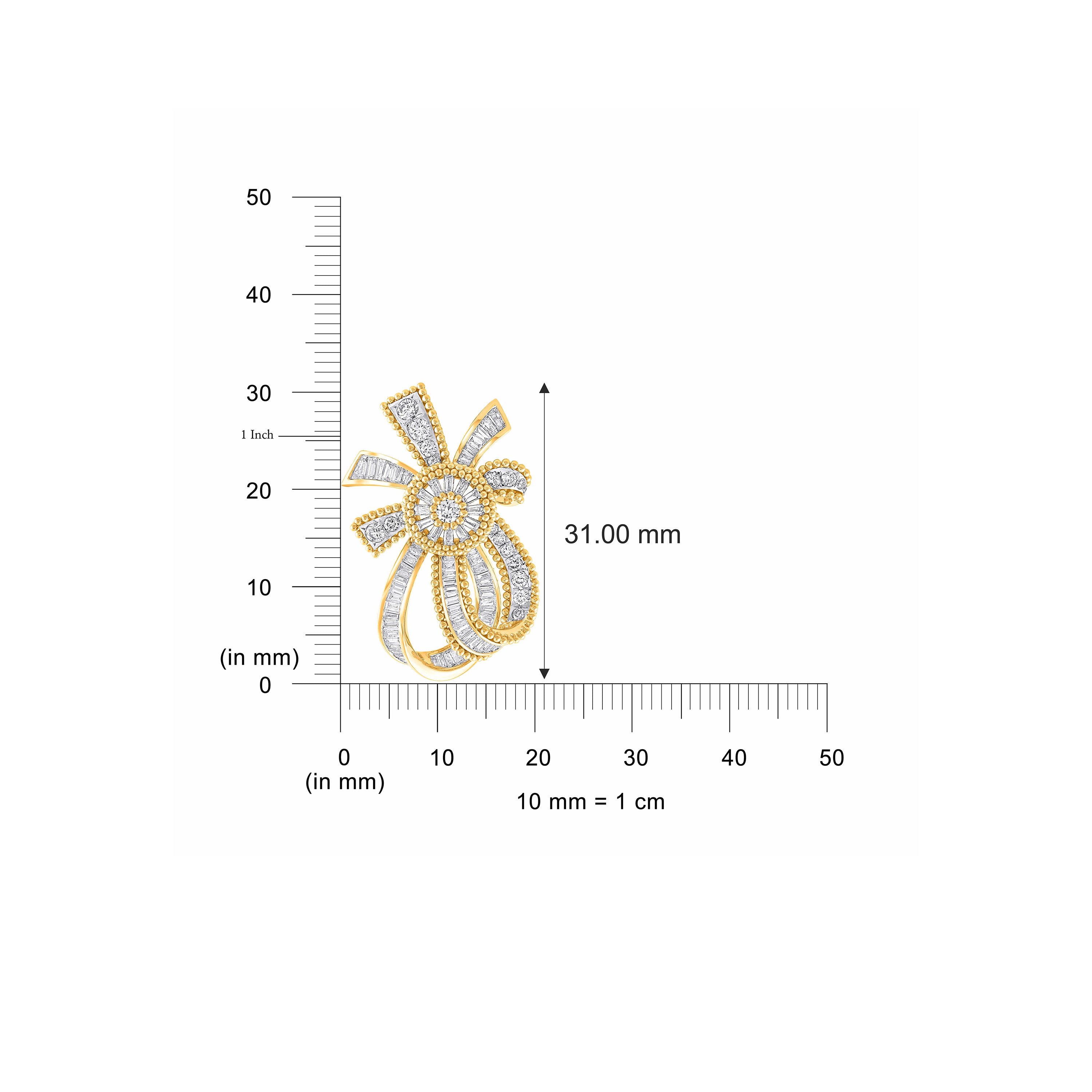 HARAKH Sunlight Aureole Bow Diamond Earrings