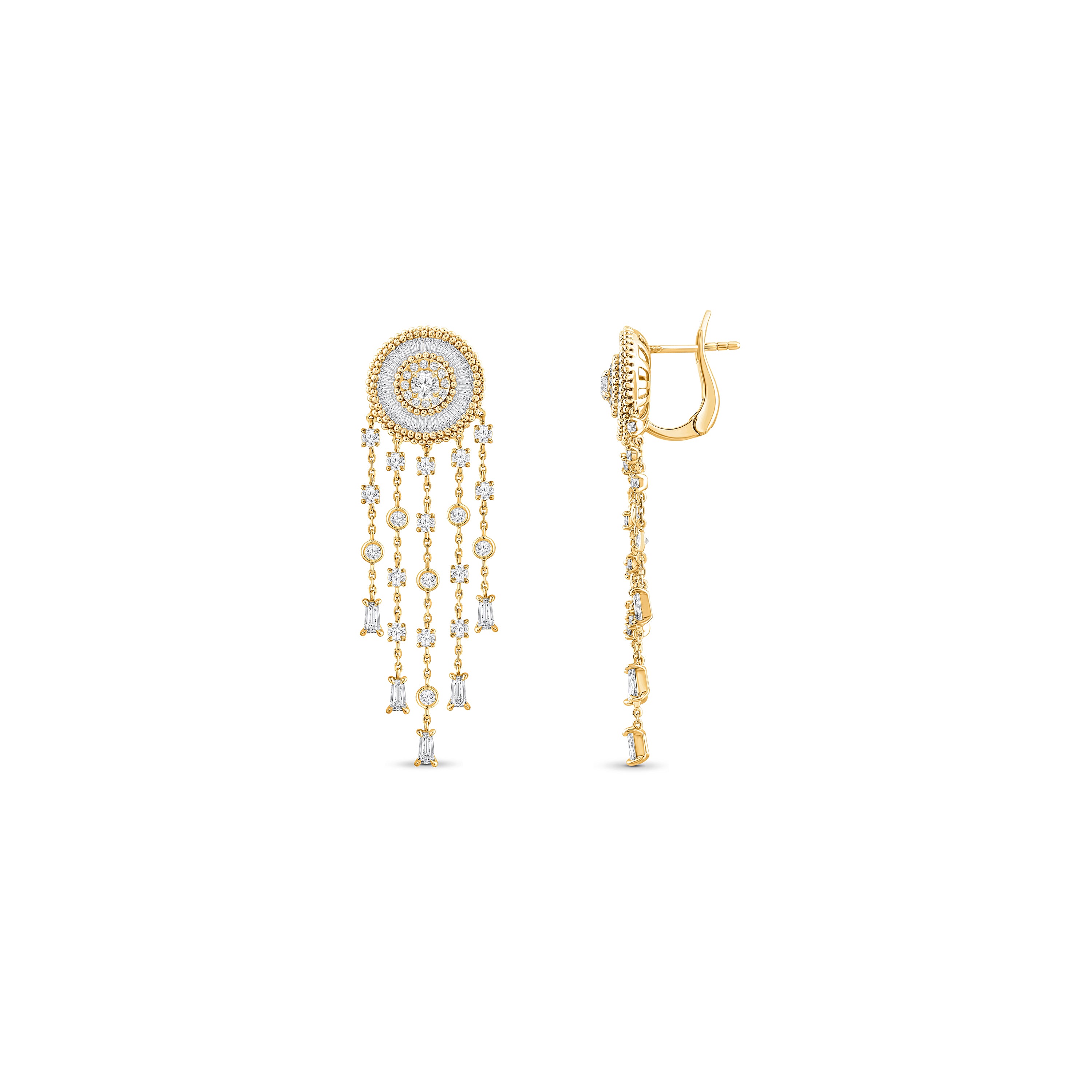 HARAKH Sunlight Aureole Dreamcatcher Diamond Earrings
