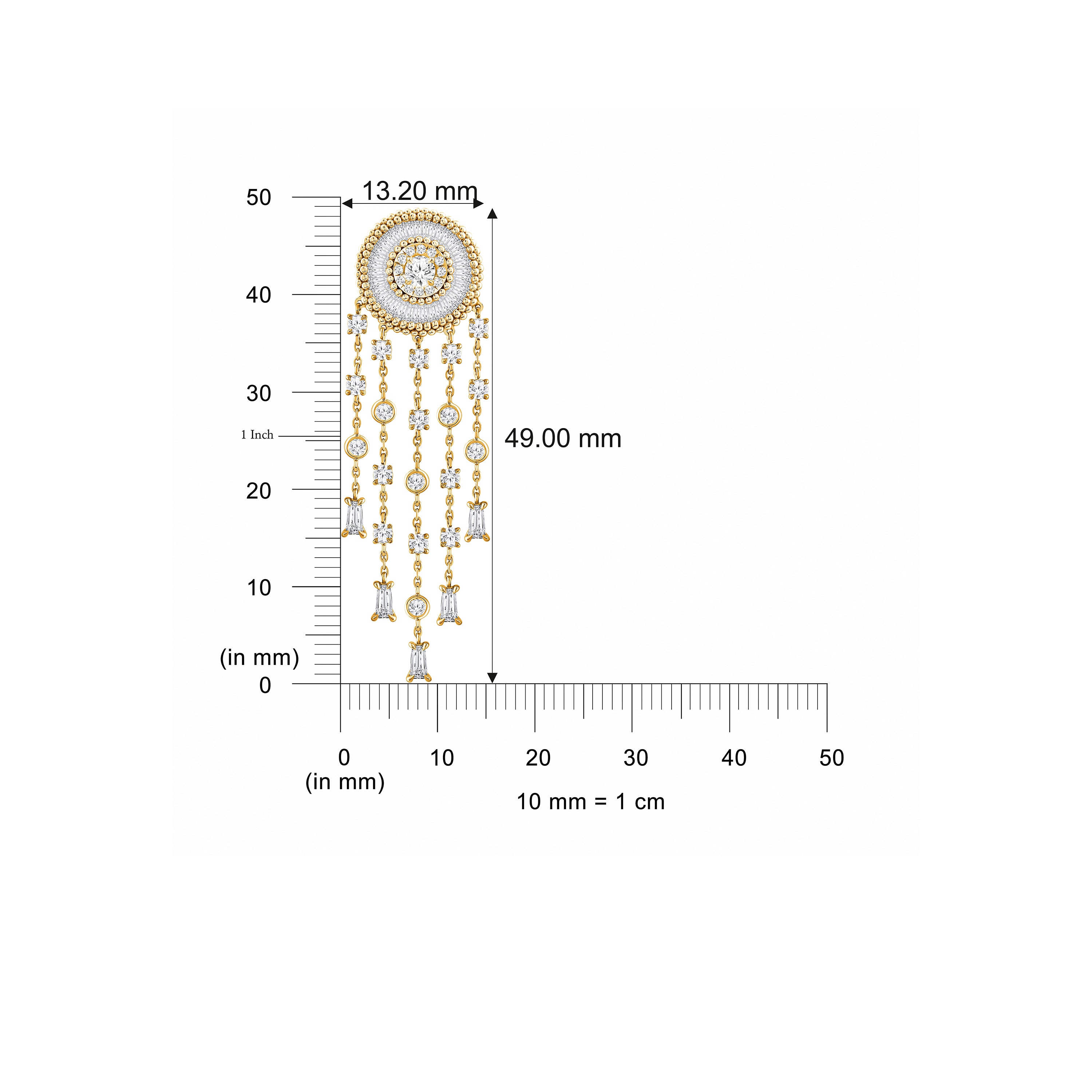 HARAKH Sunlight Aureole Dreamcatcher Diamond Earrings