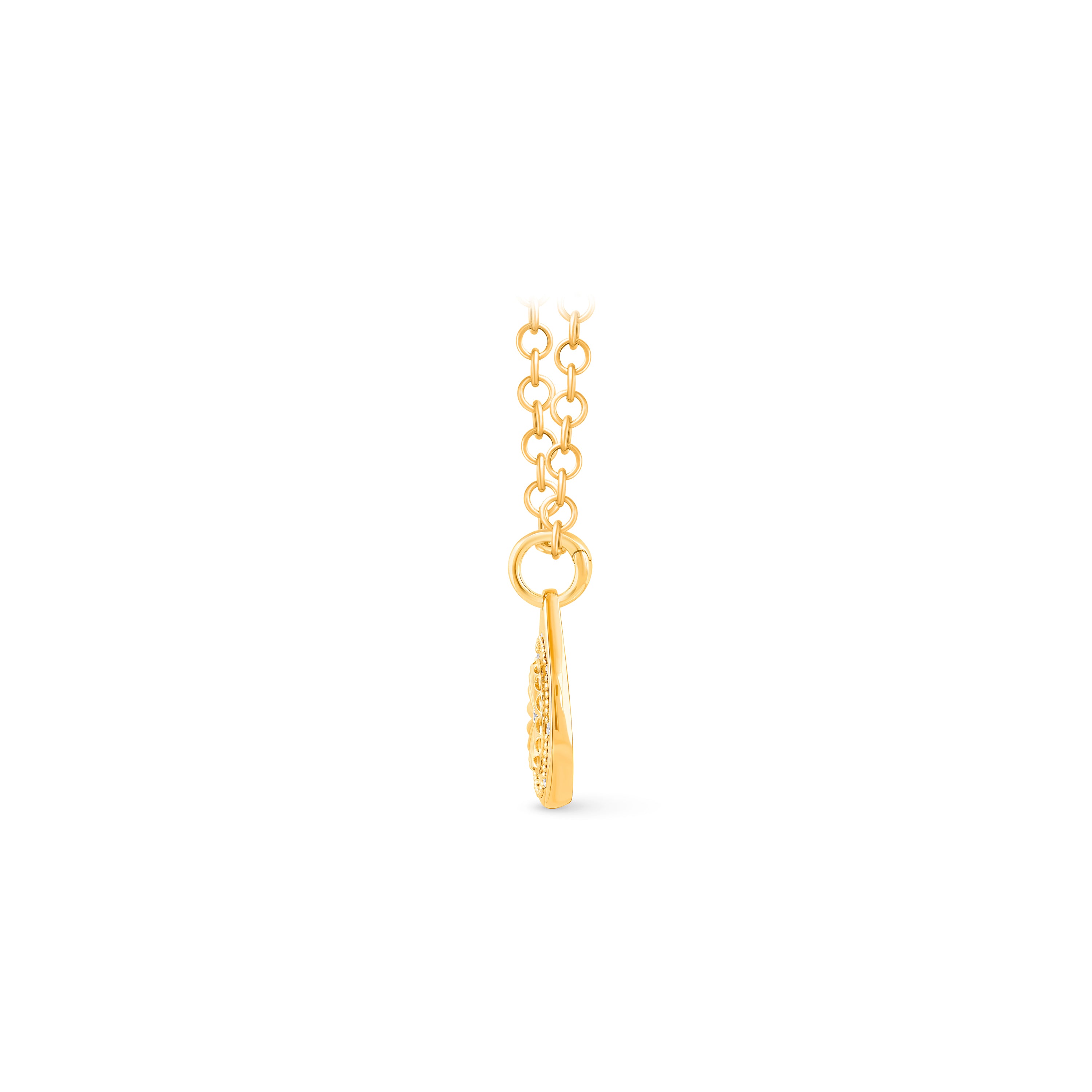HARAKH Protection Drops of JOY Diamond-Encrusted Pendant for Him