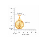 HARAKH Prosperity Drops of JOY – Whisper of Diamond Pendant for Him