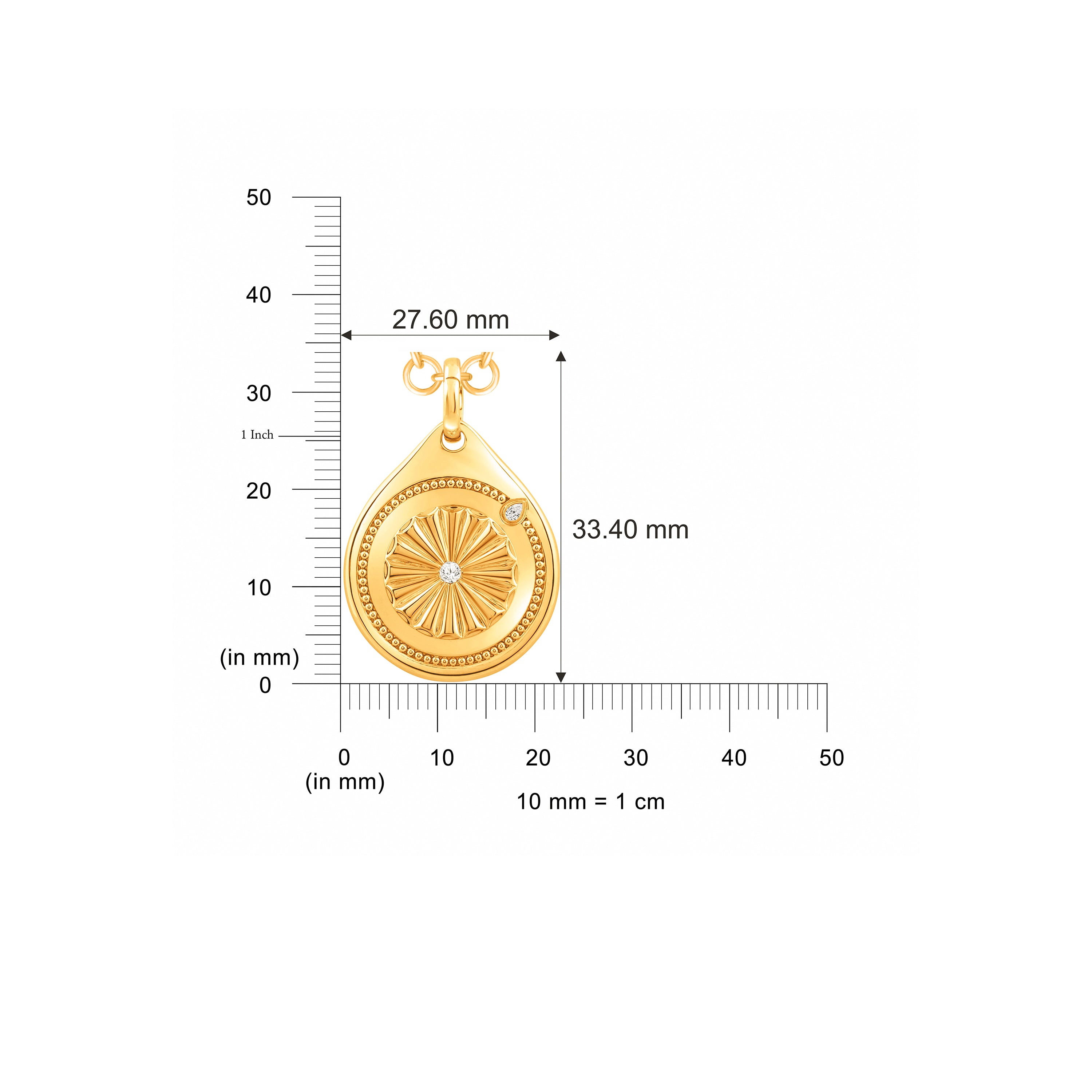 HARAKH Protection Drops of JOY – Whisper of Diamond Pendant