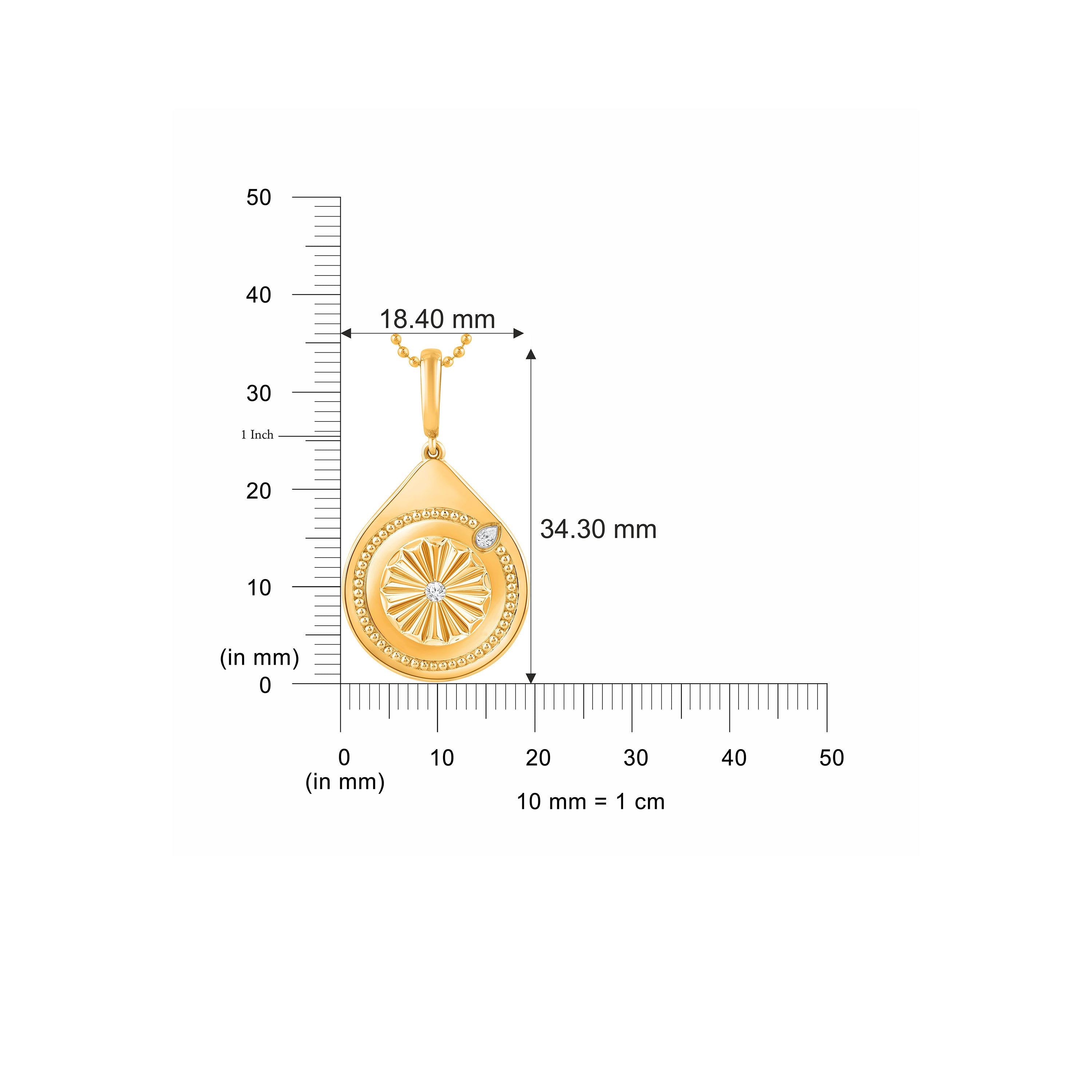 HARAKH Clarity Drops of JOY – Clip-Lock Pendant