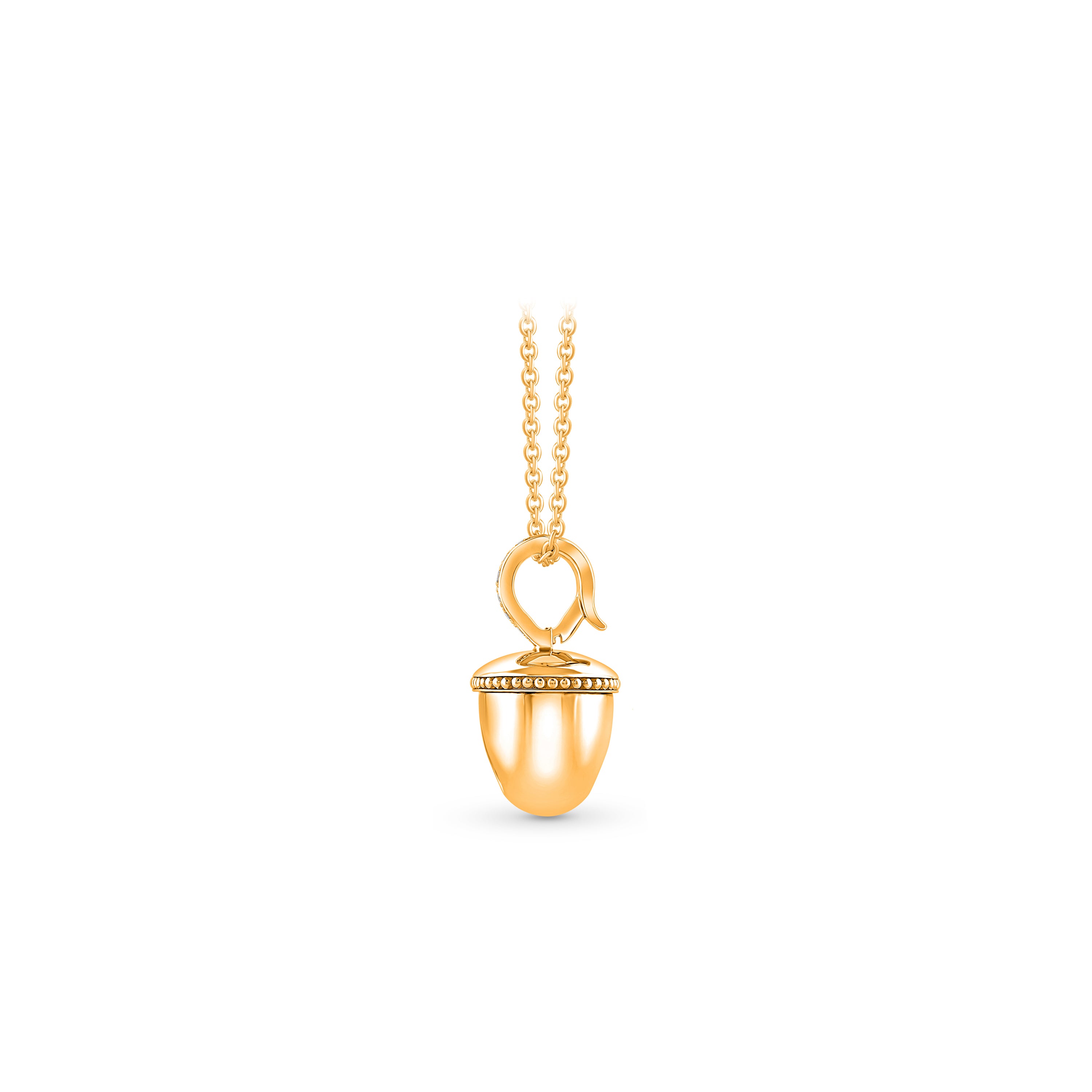 HARAKH GIA Certified Ghunghroo Melodic Sphere Diamond Charm Pendant