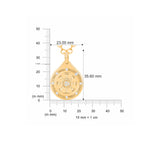 HARAKH Serenity Drops of JOY Diamond-Encrusted Pendant for Him