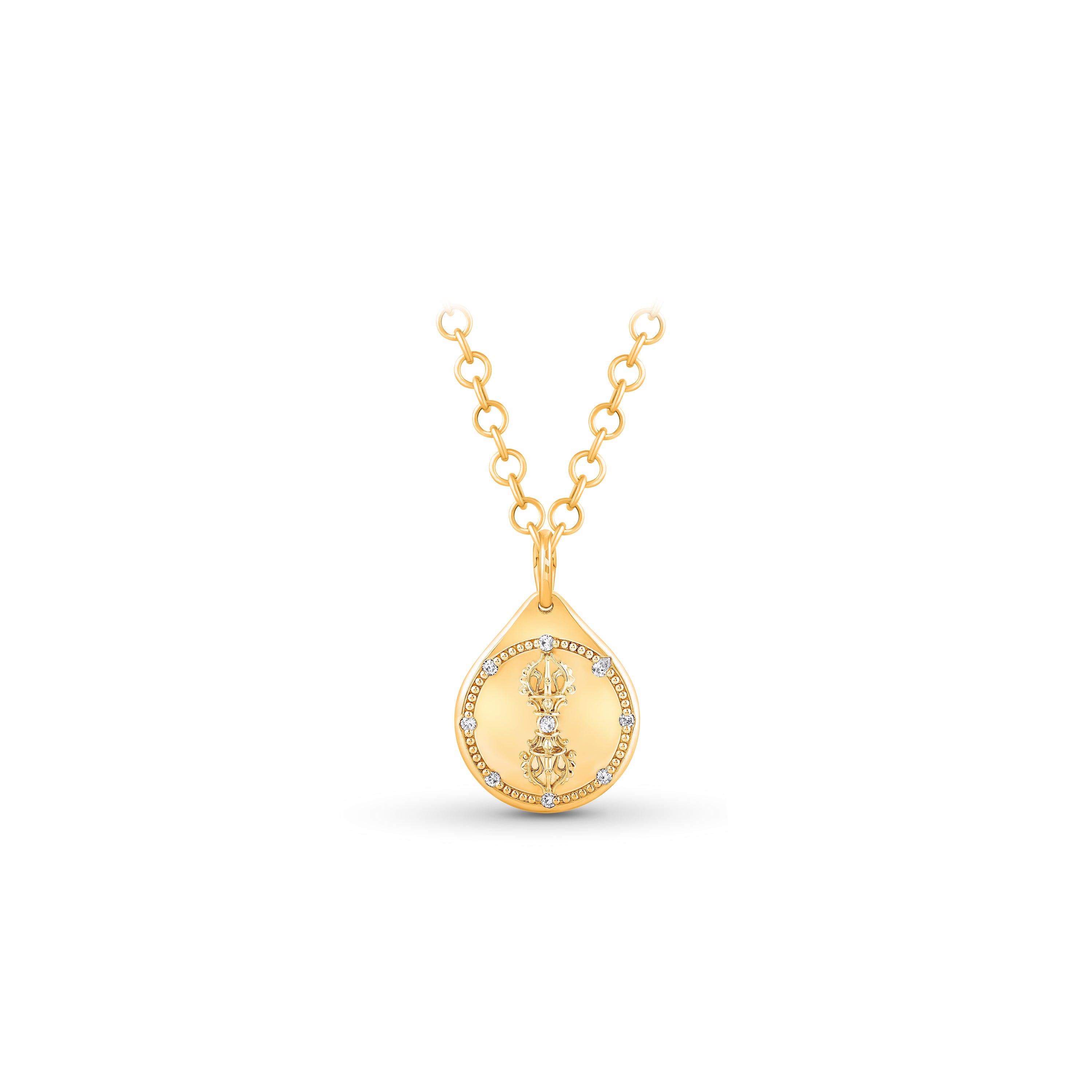 HARAKH Confidence Drops of JOY Diamond-Encrusted Pendant for Him
