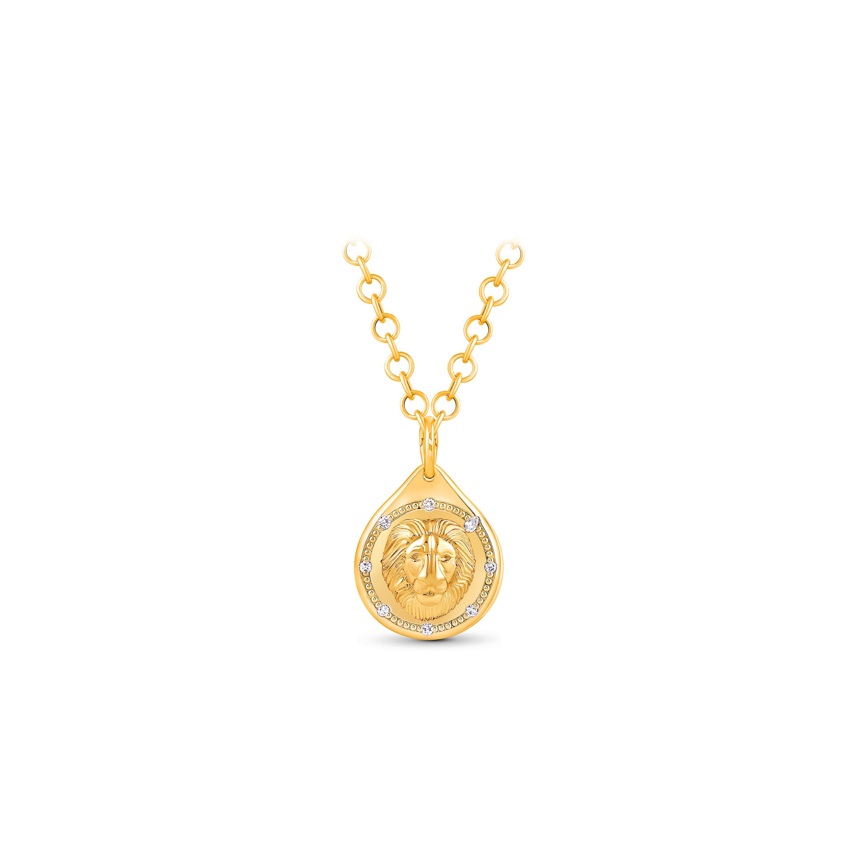 HARAKH Courage Drops of JOY Diamond-Encrusted Pendant for Him