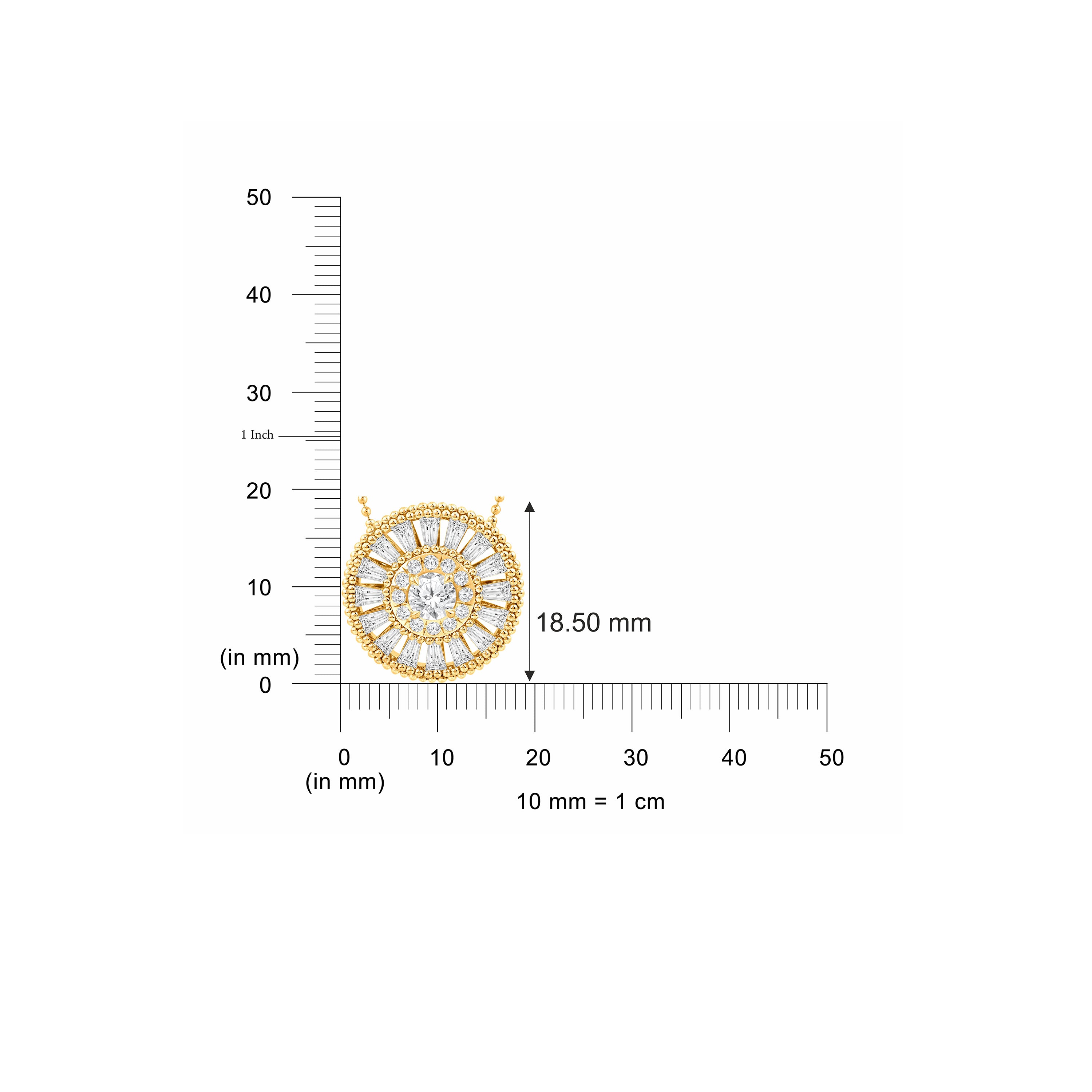 HARAKH Sunlight Diamond Aureole Pendant