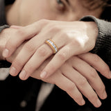 HARAKH Sunlight Rondell Diamond Eternity Ring For Him