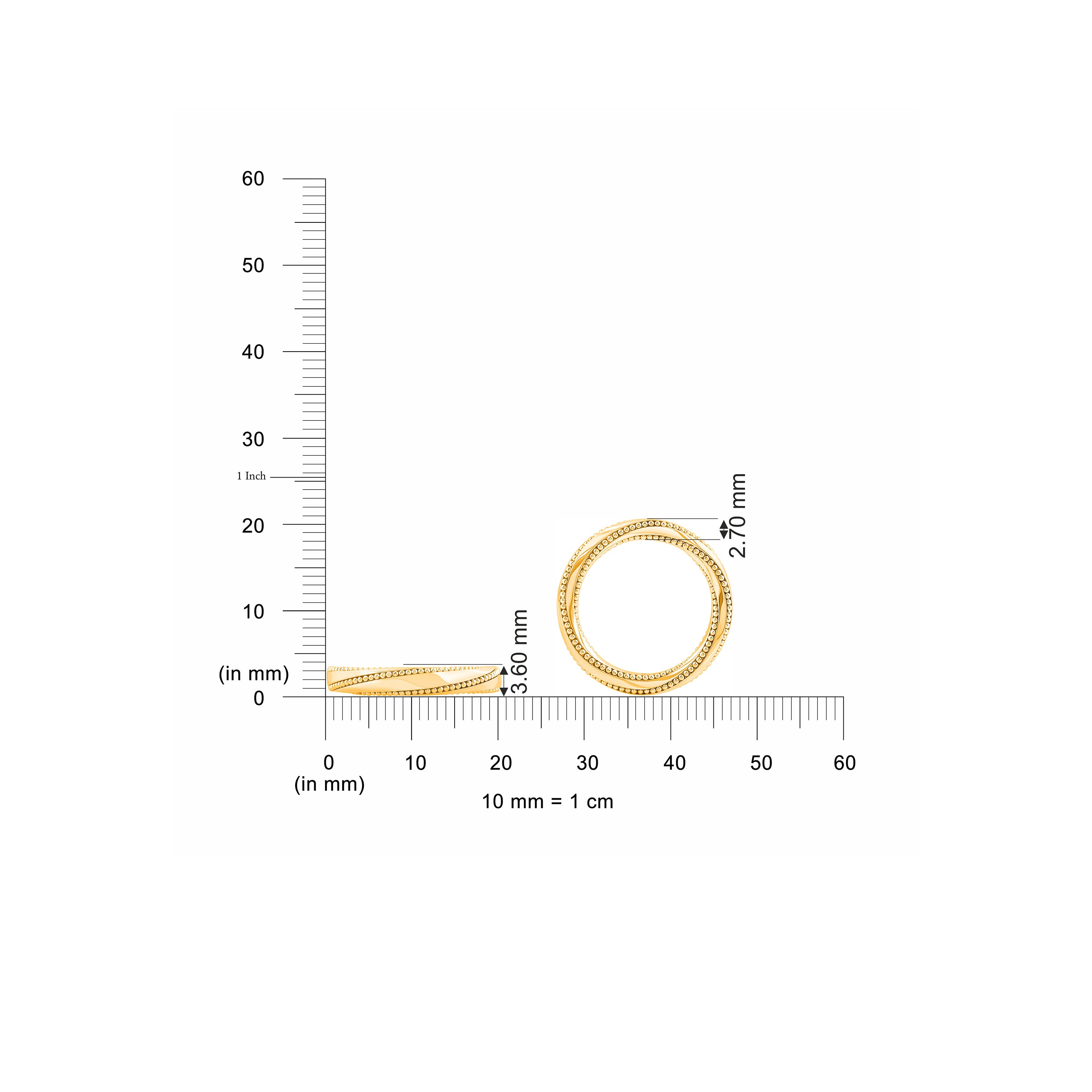 HARAKH Sunlight Gold Soltwist Ring