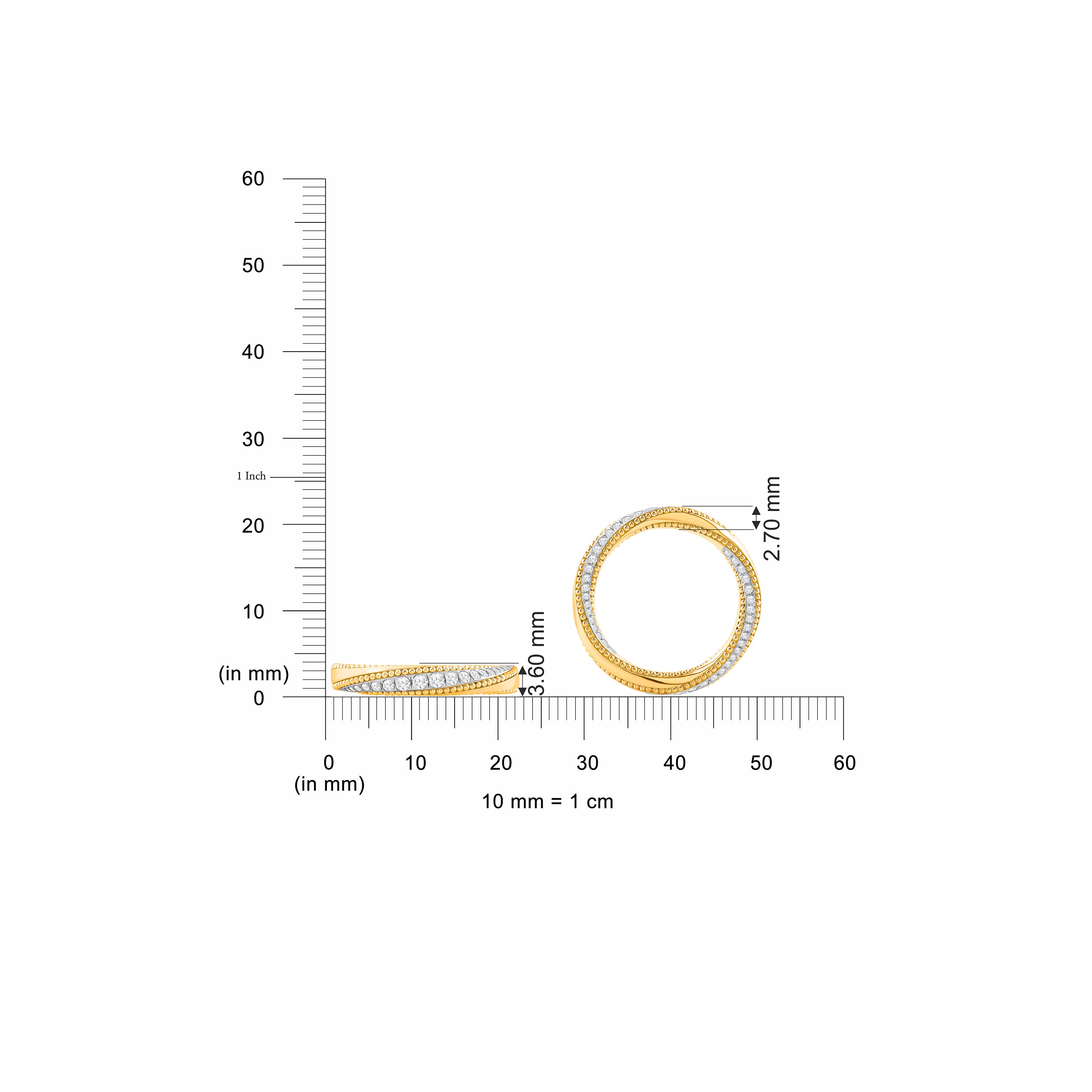 HARAKH Sunlight Diamond Soltwist Ring