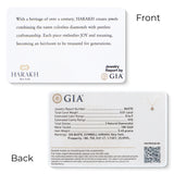 HARAKH Prosperity Colorless Diamond Drops of JOY Clip-Lock Pendant I GIA Jewelry Report