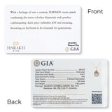 HARAKH Resilience Colorless Diamond Drops of JOY – Clip-Lock Pendant I GIA Jewelry Report