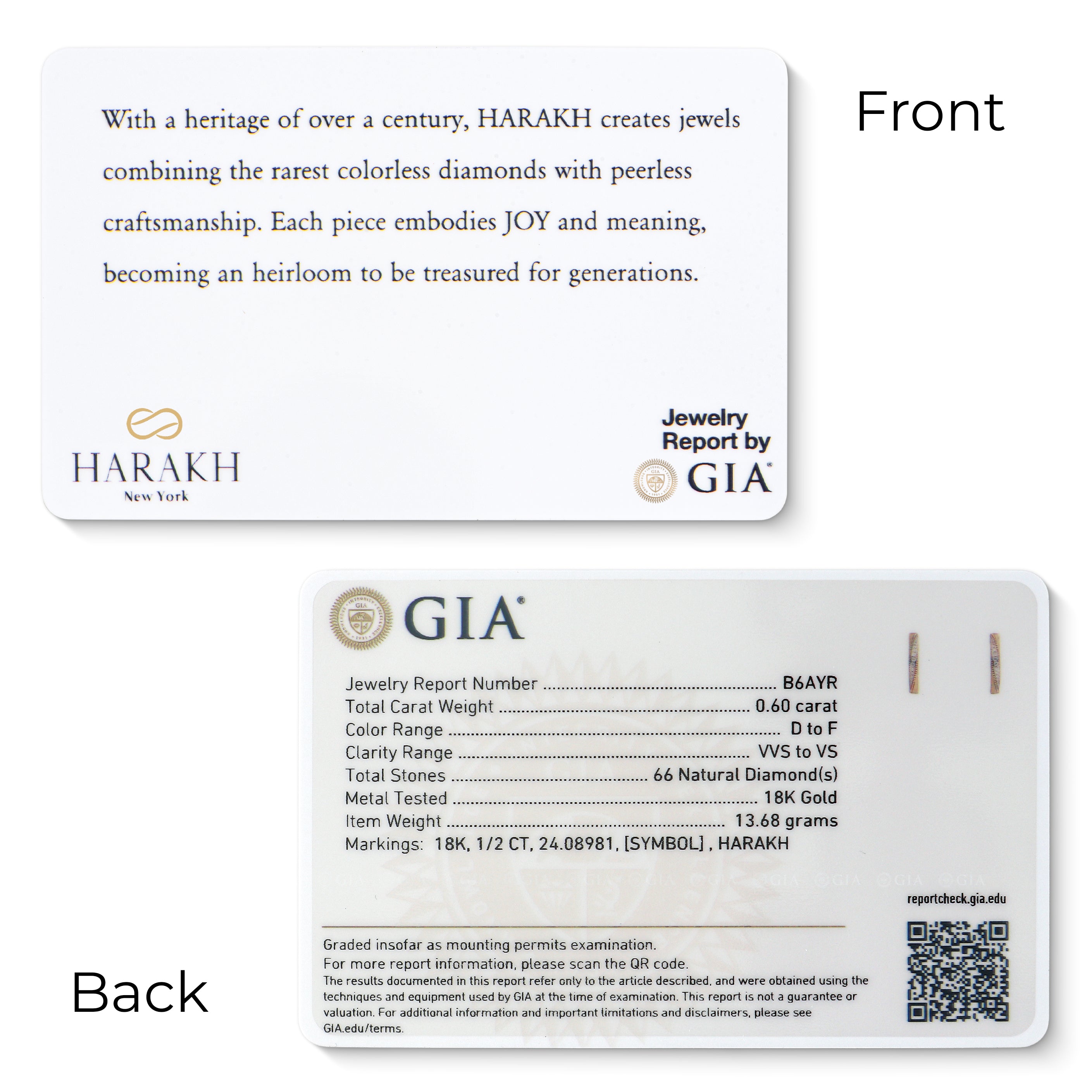 HARAKH Sunlight Auric Hemisphere Diamond Eternity Hoop Earrings | GIA Jewelry Report
