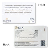 HARAKH Sunlight Auric Hemisphere Diamond Eternity Hoop Earrings | GIA Jewelry Report