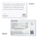 HARAKH Clarity Colorless Diamond Drops of JOY – Clip-Lock Pendant I GIA Jewelry Report