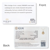 HARAKH Serendipity Colorless Diamond Drops of JOY – Clip-Lock Pendant I GIA Jewelry Report