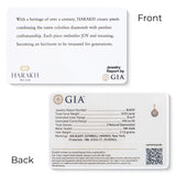 HARAKH Protection – Colorless Diamond Drops of JOY Charm Pendant I GIA Jewelry Report