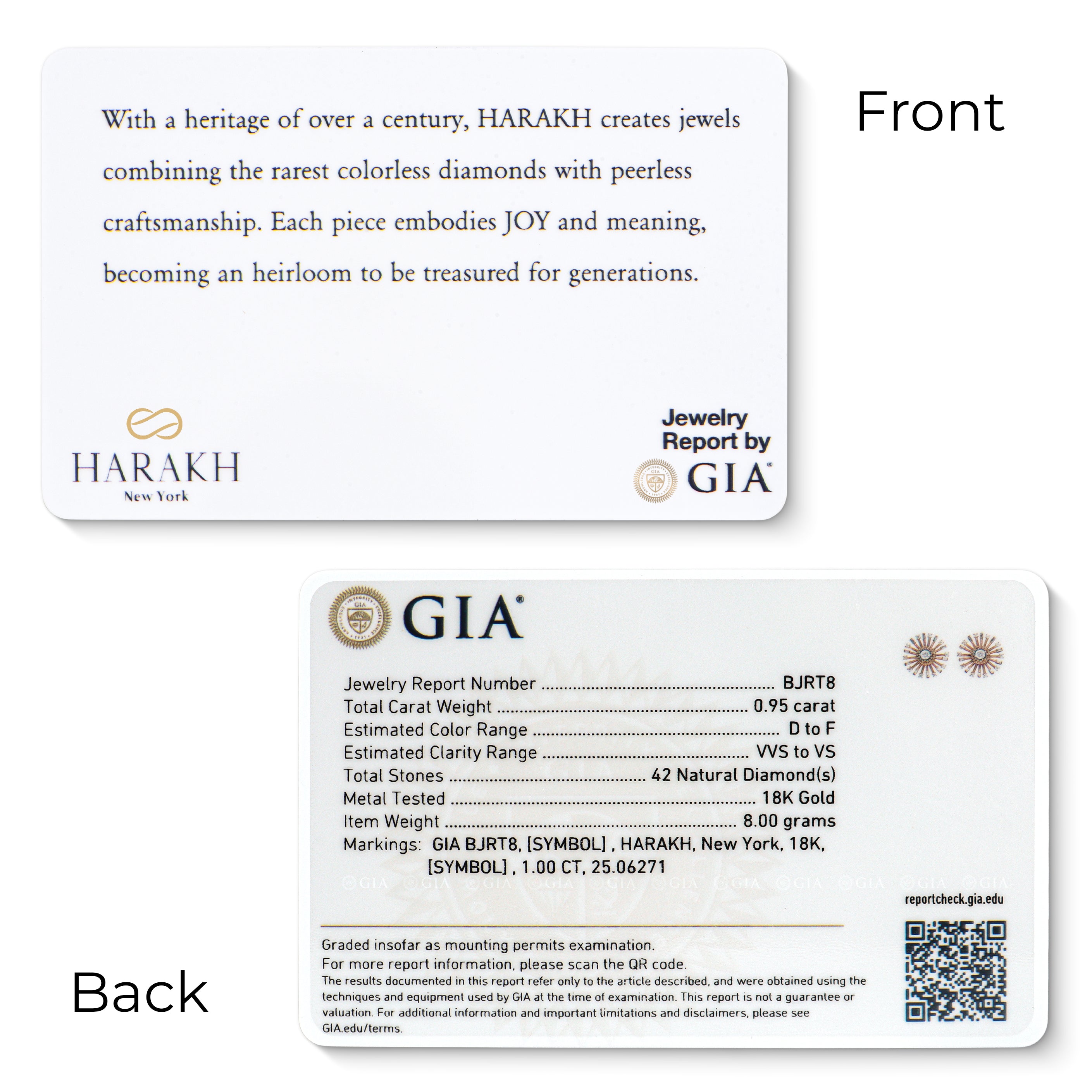 HARAKH Sunlight Sunbeam Colorless Diamond Studs – Grande | GIA Jewelry Report