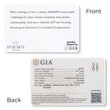 HARAKH Sunlight Colorless Diamond Intertwined Link Earrings – All Diamond I GIA Jewelry Report