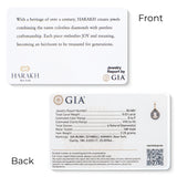 HARAKH Clarity – Colorless Diamond Drops of JOY Charm Pendant I GIA Jewelry Report