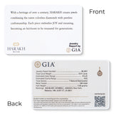 HARAKH Balance – Colorless Diamond Drops of JOY Charm Pendant I GIA Jewelry Report