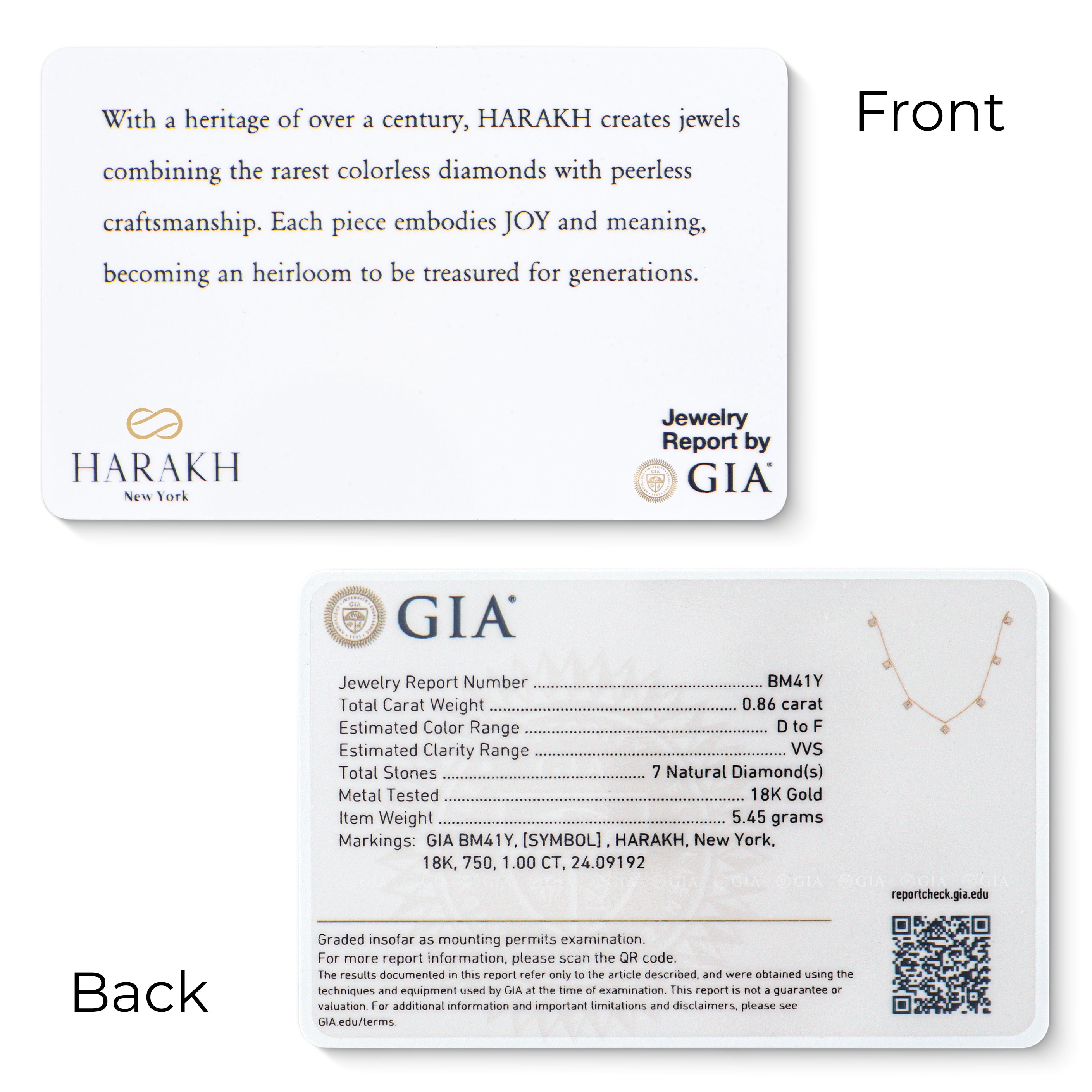 HARAKH Mandala Motif Station Necklace with Brilliant & Rose-Cut Diamonds | GIA Jewelry Report