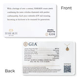 HARAKH Bliss Colorless Diamond Drops of JOY – Clip-Lock Pendant I GIA Jewelry Report