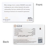 HARAKH Bliss – Colorless Diamond Drops of JOY Charm Pendant I GIA Jewelry Report