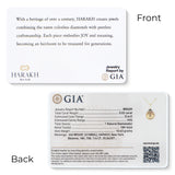 HARAKH Balance Colorless Diamond Drops of JOY – Clip-Lock Pendant I GIA Jewelry Report