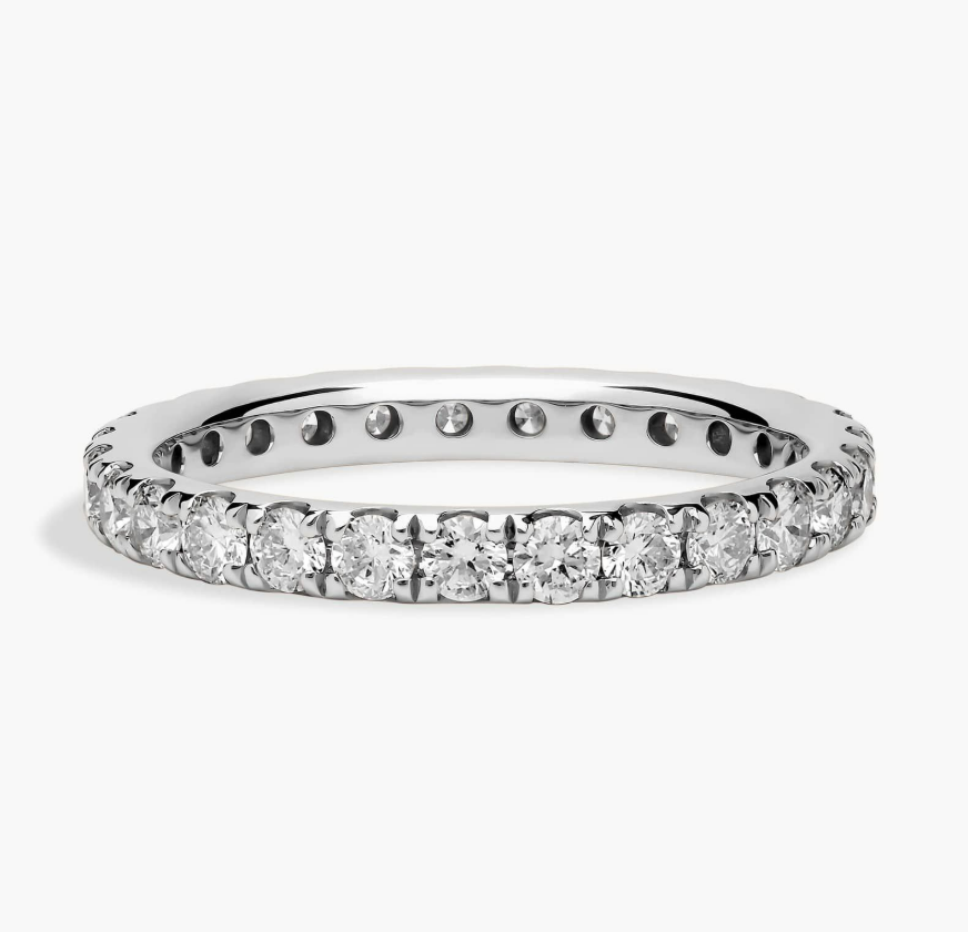 Infinity JOY Solitaire Eternity Ring | GIA Report