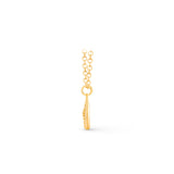 HARAKH 18 Karat Gold Colorless Diamond Balance Drop Of Joy Pendant Necklace