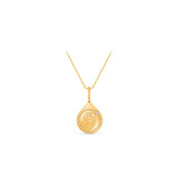 HARAKH 18 Karat Gold Colorless Diamond Courage Drops Of Joy Pendant Necklace