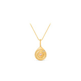 HARAKH 18 Karat Gold Colorless Diamond Drop Of Joy Resilience Pendant Necklace