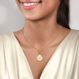 HARAKH 18 Karat Gold Colorless Diamond Drop Of Joy Resilience Pendant Necklace