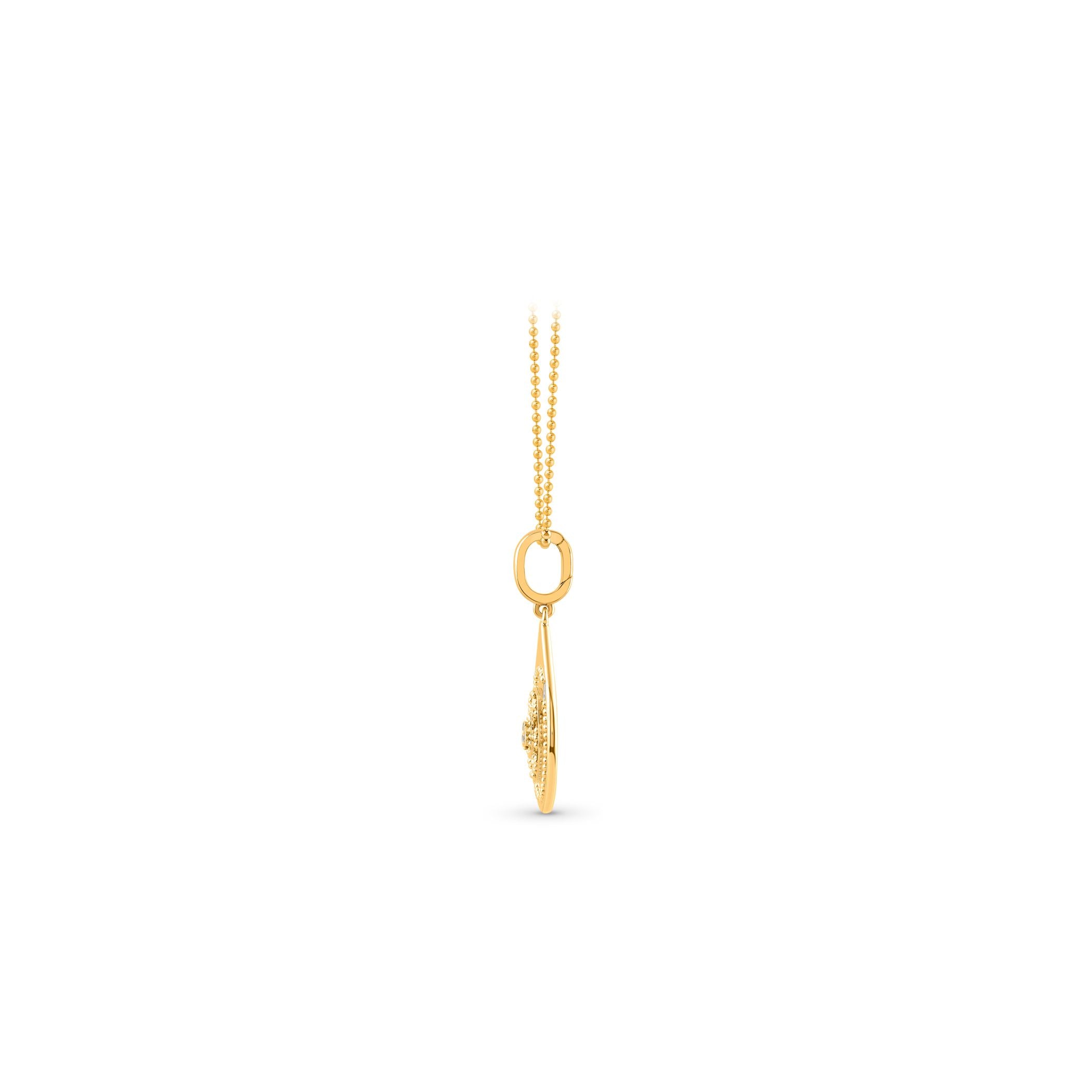 HARAKH 18 Karat Gold Colorless Diamond Drop Of Joy Serenity Pendant