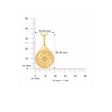 HARAKH 18 Karat Gold Colorless Diamond Drop Of Joy Serenity Pendant