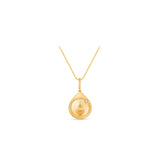 HARAKH 18 Karat Gold Colorless Diamond Drops Of Joy Prosperity Pendant Necklace